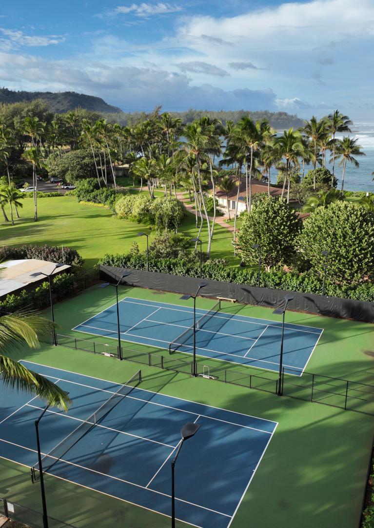 Pickleball & Tennis Oahu, North Shore Turtle Bay Resort